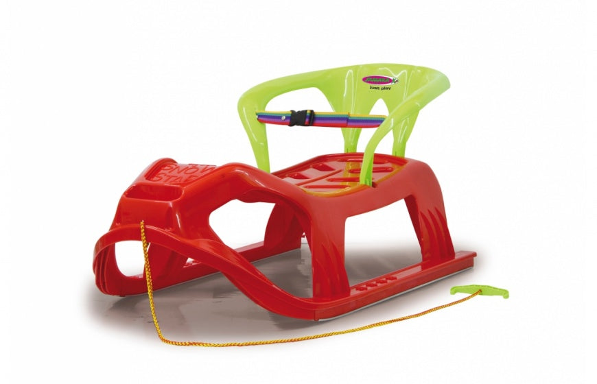 Snow Star slee met rugleuning rood 90 cm