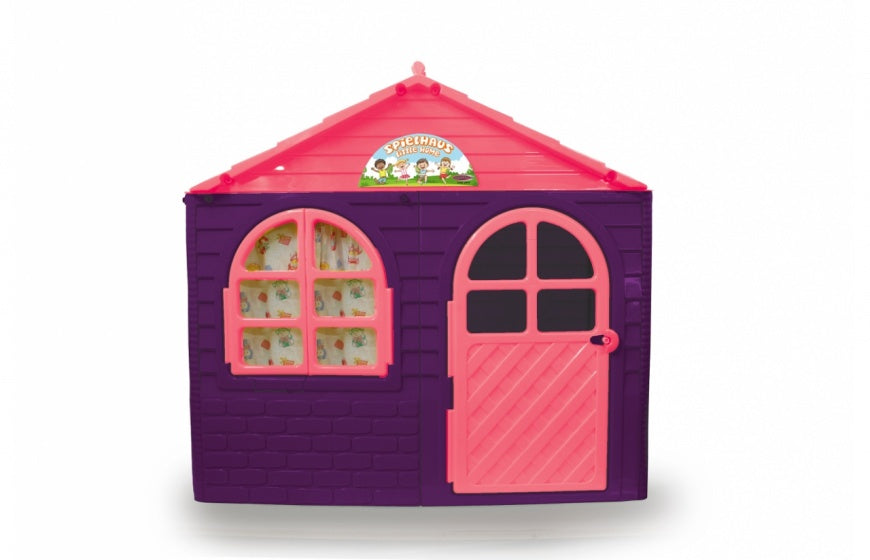 speelhuis Little Home 130 x 78 cm paars/roze