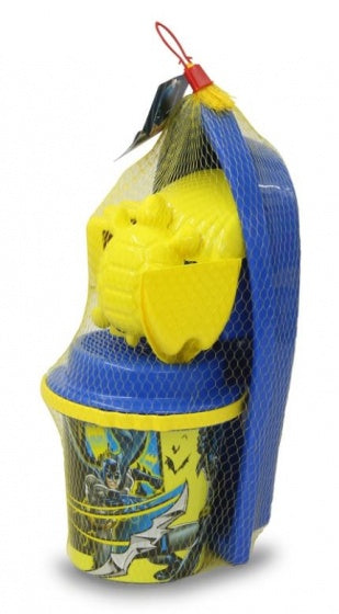 strandset Batman junior blauw/geel 7-delig