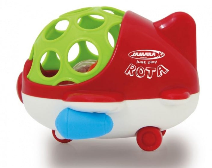 vliegtuig Rota 13 cm rood/groen