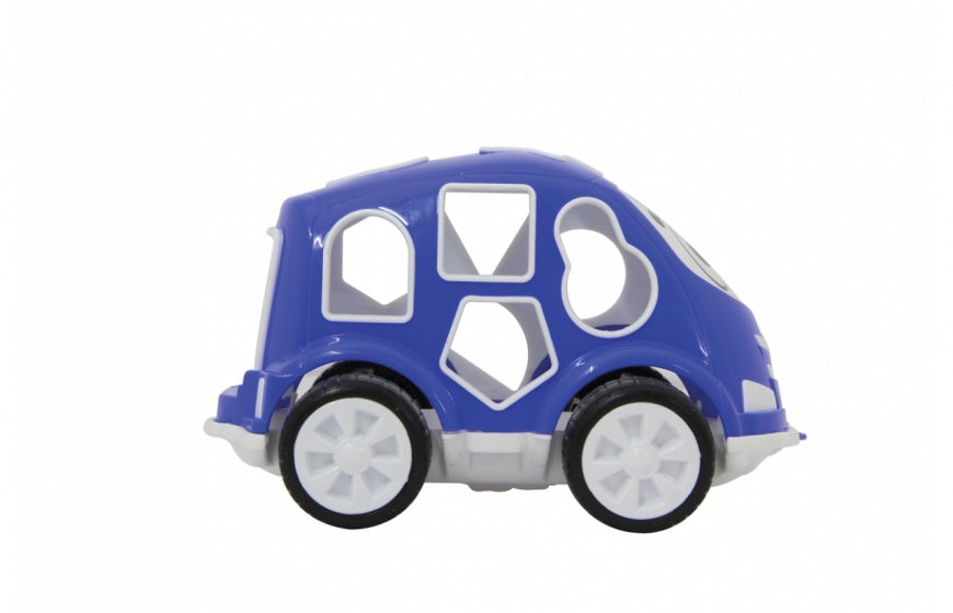 vormendoos auto blauw junior 21 cm