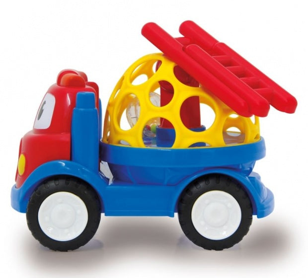 vrachtwagen met ladder 21 cm multicolor