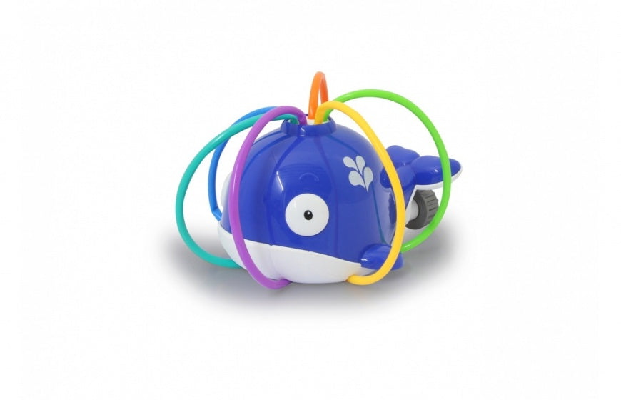 watersproeier walvis 19 x 14 cm blauw
