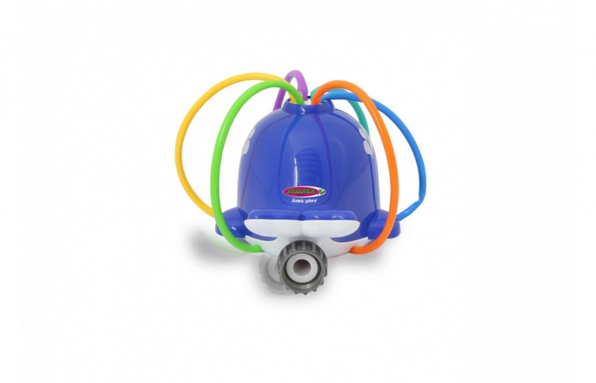 watersproeier walvis 19 x 14 cm blauw