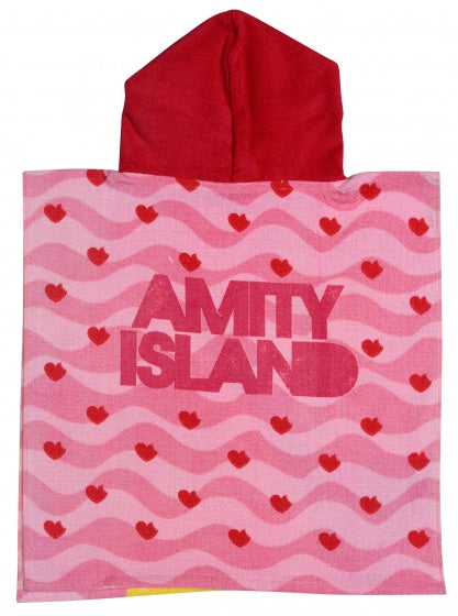 badponcho roze junior 50 x 100 cm