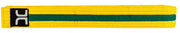 Taekwondoband geel/groen maat 240 cm