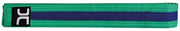 Taekwondoband groen/blauw maat 260 cm
