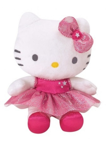 Hello Kitty knuffel Danseres pluche meisjes roze 15 cm