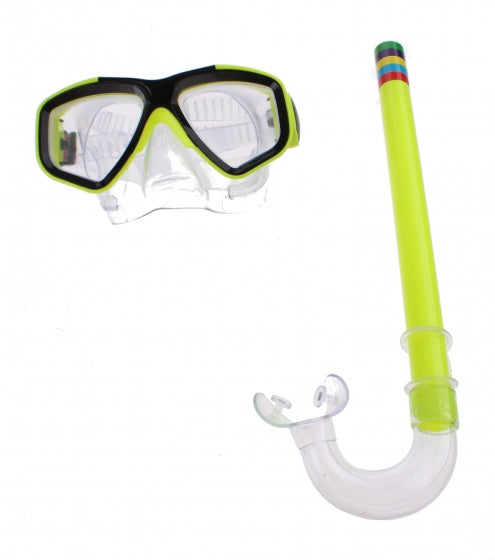 duikset PVC geel 4-delig