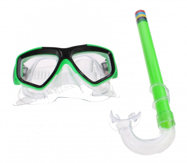 duikset PVC groen 4-delig