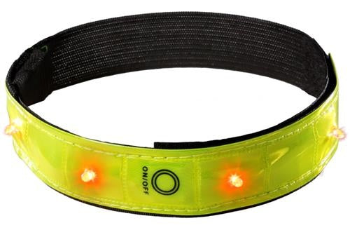 Veiligheidsarmband LED Geel