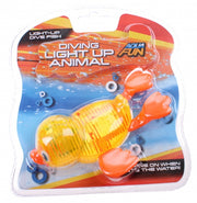 Aqua Fun baddier met licht 15 cm geel