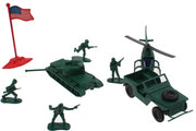 Army Soldier speelset Heli 29-delig 5 cm