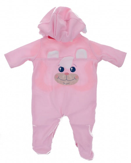 Baby Rose babypoppenkleren konijn 40-45 cm