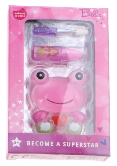 Bella make-up to shine set Kikker 3-delig roze