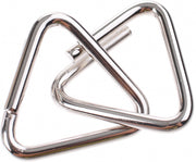 breinbreker puzzel 4 cm zilver staal