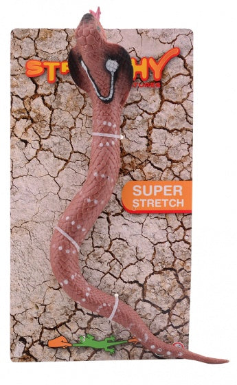 cobra Animal World 40 cm bruin