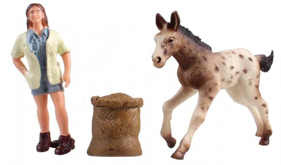 Country Life paarden verzorgingset bruin/wit 10