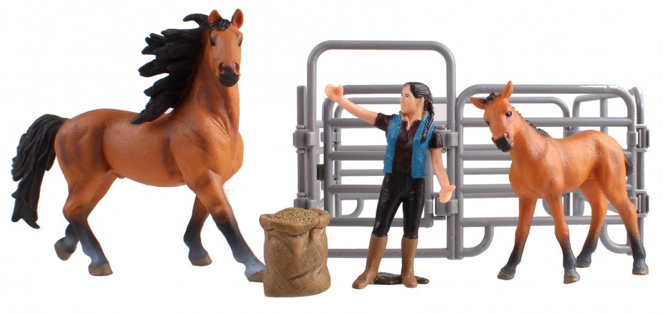 Country Life paardenverzorging bruin 14 cm