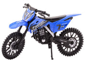 crossmotor blauw 17.5 cm