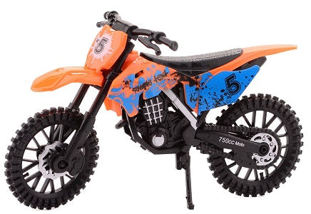 crossmotor oranje 17.5 cm