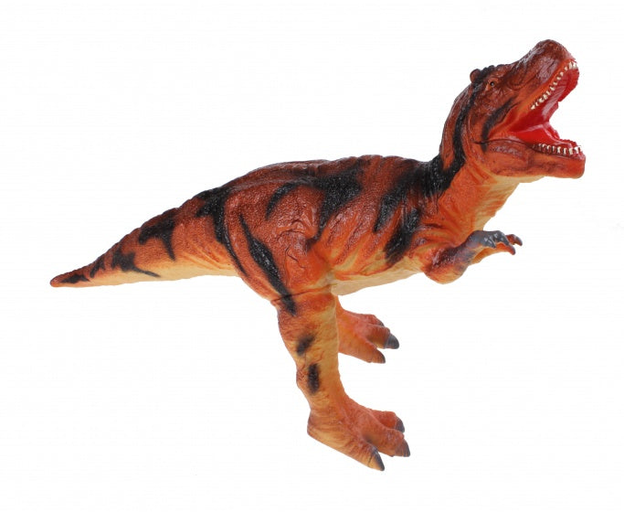 dinosaurus T-Rex 45 cm bruin/oranje