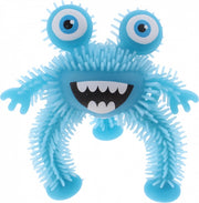 driepotig monster 10 cm blauw