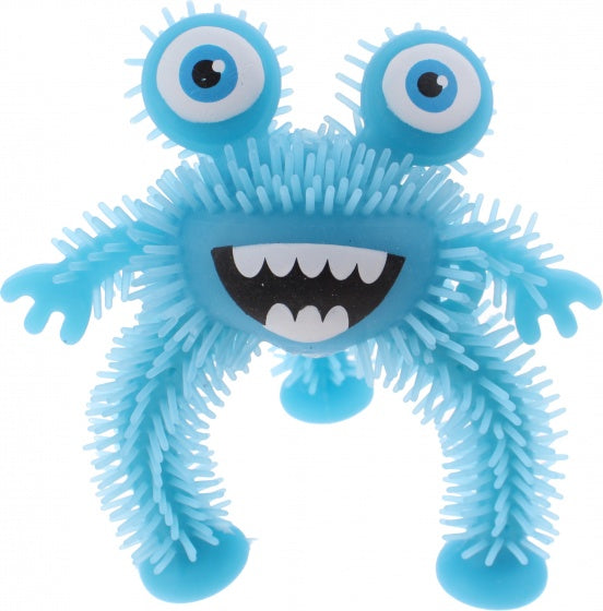 driepotig monster 10 cm blauw