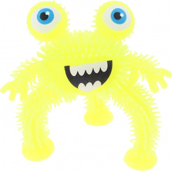 driepotig monster 10 cm geel
