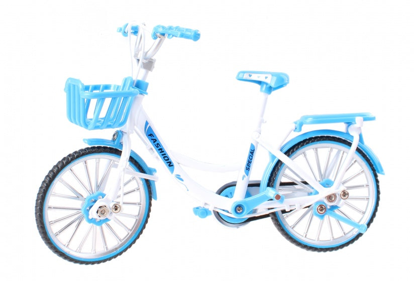 poppenfiets kunstof (lengte) blauw