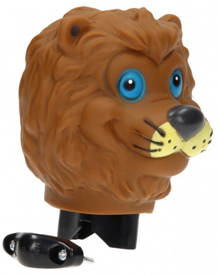 fietstoeter leeuw bruin 9 cm