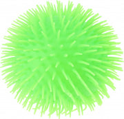 fluffy ball 23 cm groen