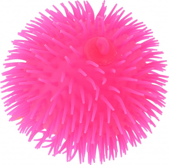 fluffy ball 23 cm roze