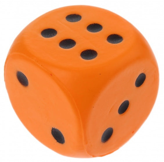 foam dobbelsteen 4 cm oranje