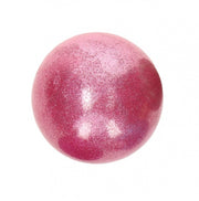 glitterstressbal 7 cm roze