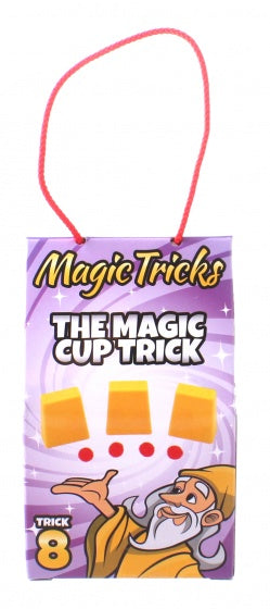 goocheltruc the magic cup trick lichtpaars