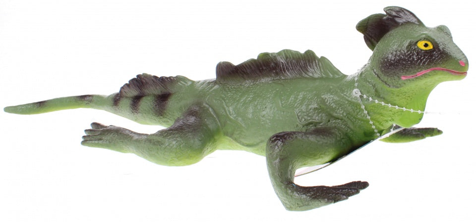 hagedis Animal World 38 cm groen