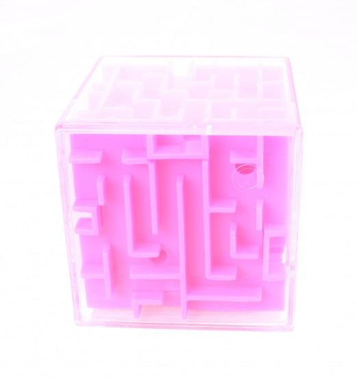 Hersenkraker Doolhof kubus roze