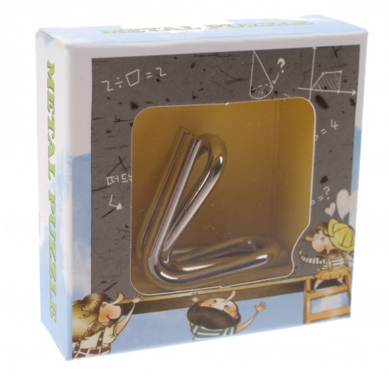 breinbreker puzzel 3 cm staal zilver