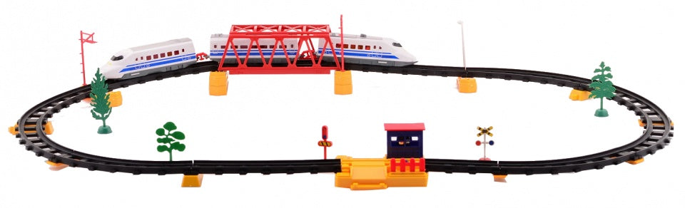 hoge snelheid treinset 50 delig 2.75 meter rood