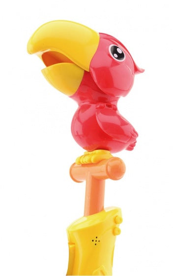 interactieve papegaai rood 11 cm