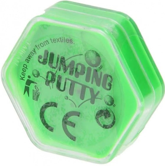 jumping putty met oogjes groen 4.5 cm