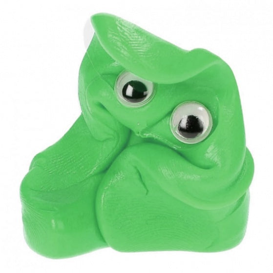 jumping putty met oogjes groen 4.5 cm