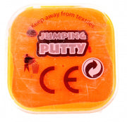 jumping putty met oogjes oranje 4.5 cm