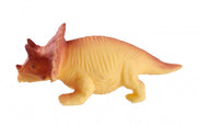 kneedfiguur Triceratops 12 cm geel/rood