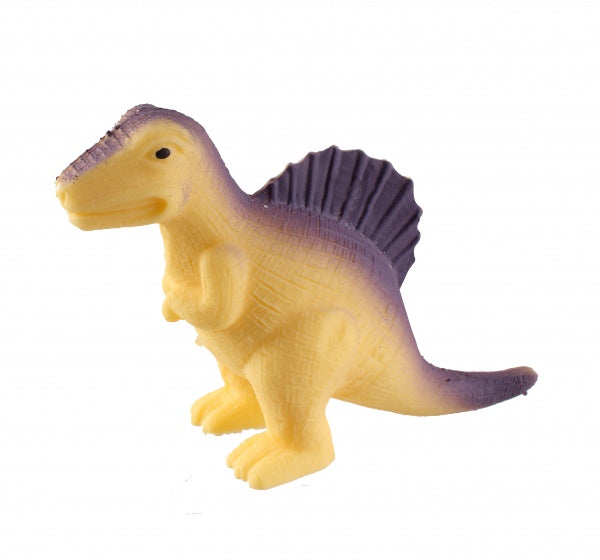 kneedfiguur Spinosaurus 11 cm paars/geel