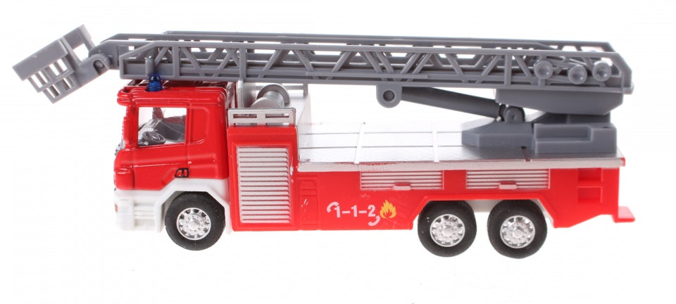 ladderwagen Super Cars 1:64 rood