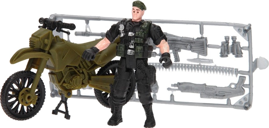 leger speelset Army Forces motor legergroen