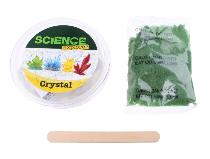 maak je eigen kristal Science Explorer 4-delig groen