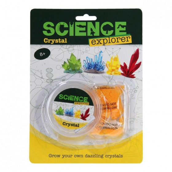 maak je eigen kristal Science Explorer 4-delig oranje